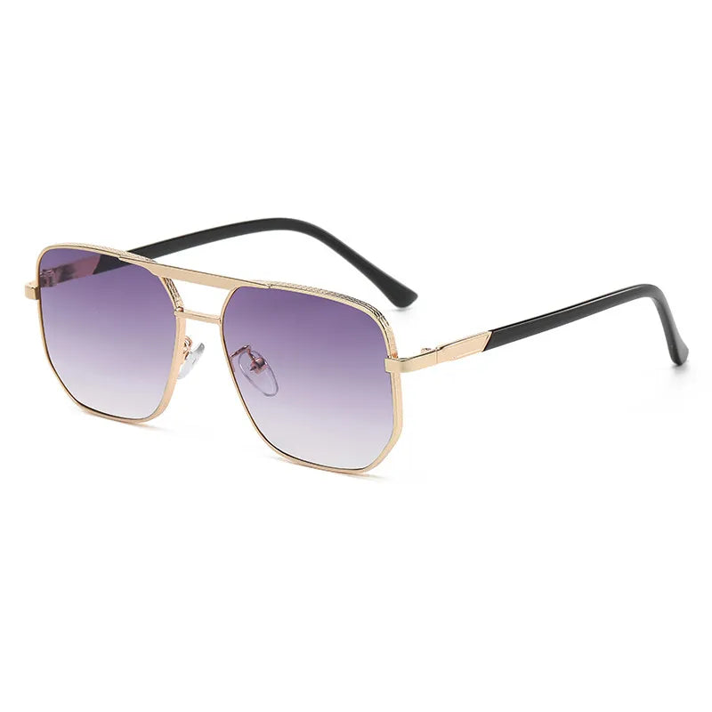 Double Bridge Pilot UV400 Gradient Shades Sunglasses – Factory Direct ...