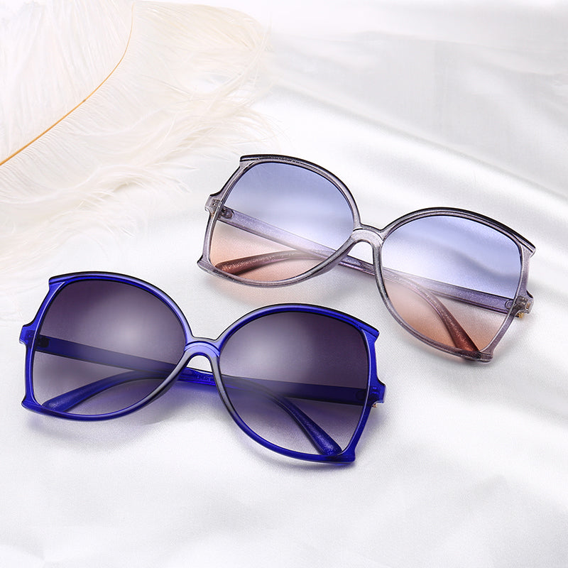 Fashion Sun glasses Shades Brand Designer Oversized Women Sunglasses